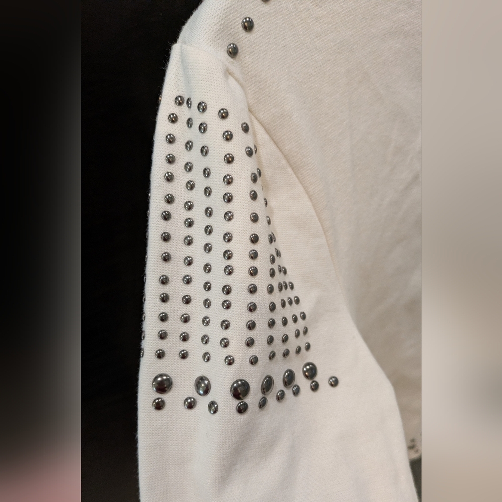 H&M Studded White Jacket - Picture 3 of 5